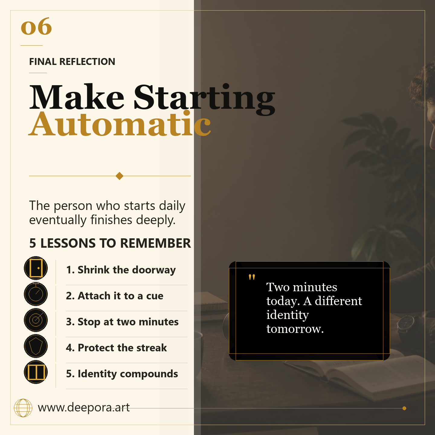 Make starting automatic final reflection by Deepora