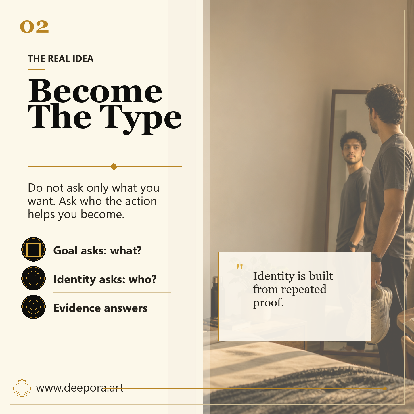 Atomic Habits Identity Based Habits: Become the Person First carousel slide 2