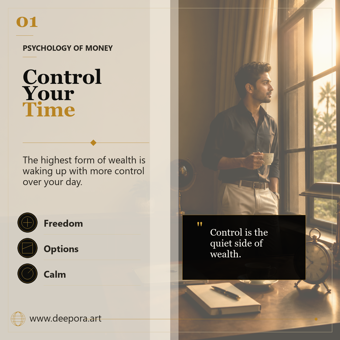 The Psychology of Money Control Your Time Lesson: The Real Meaning of Wealth