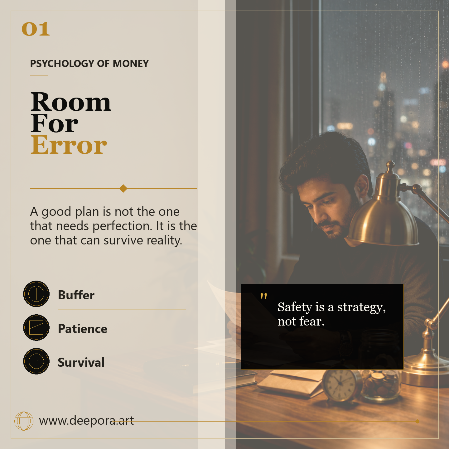 The Psychology of Money Room for Error Lesson: Why Safe Plans Survive